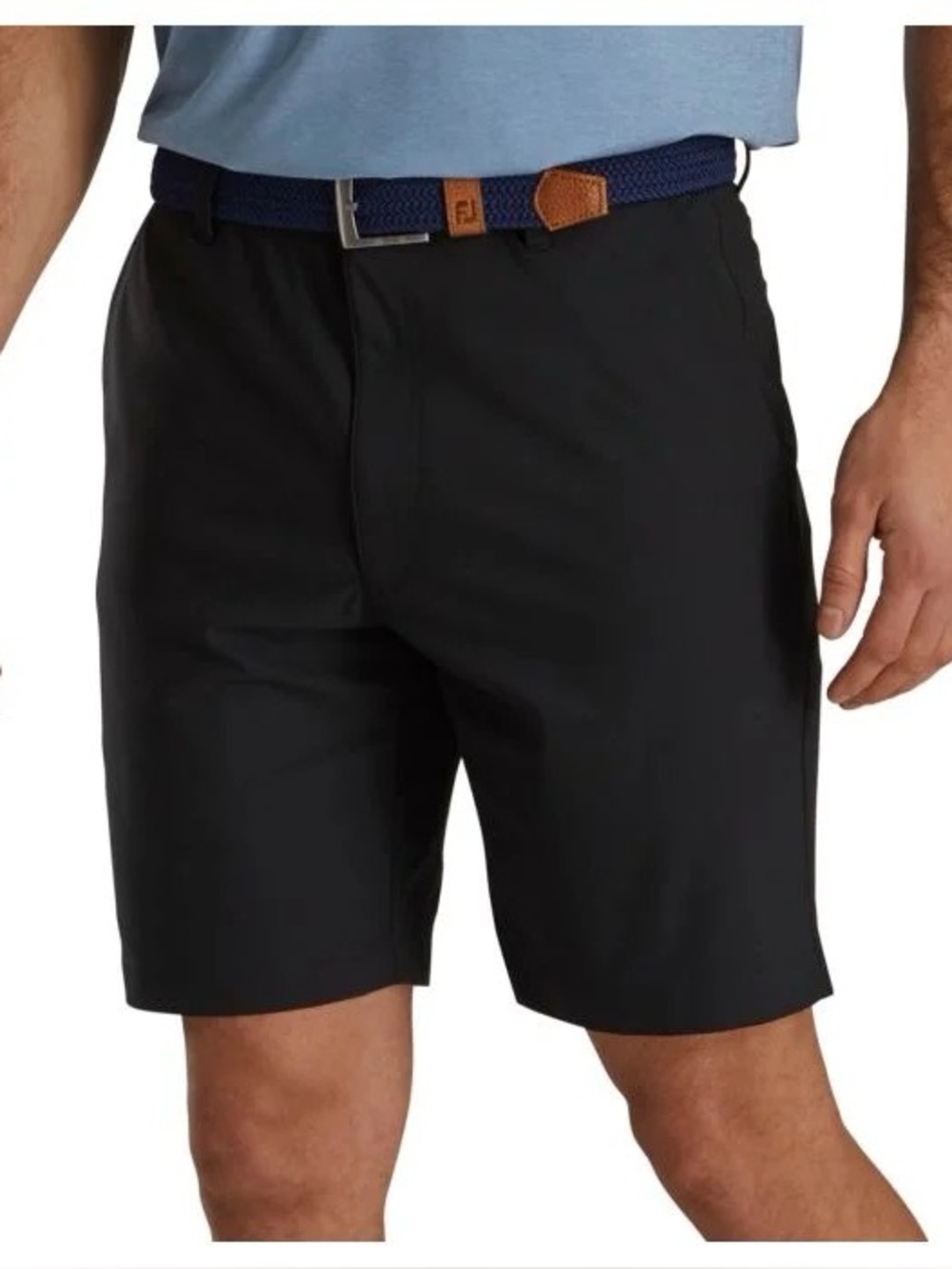 FootJoy Black Pace 9” Golf Shorts